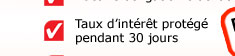 Taux d'intérêt protégé